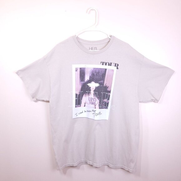H.E.R I Used To Know HER Concert Tour T-shirt White Unisex XL - Picture 2 of 14